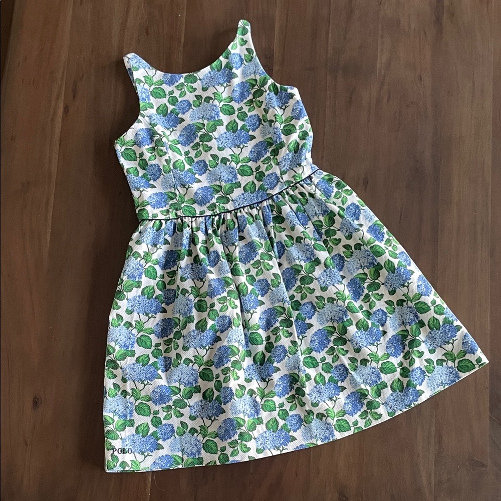 NWOT Polo by Ralph Lauren Floral Sleeveless Dress girls size 10